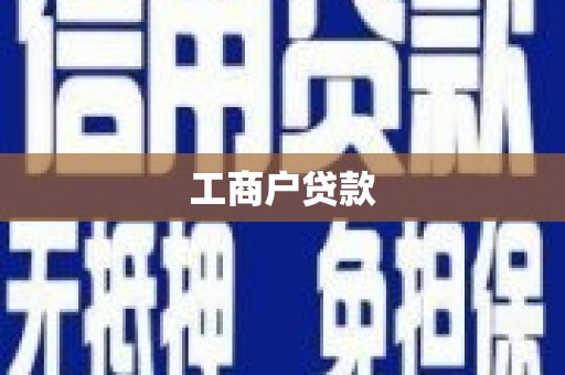 麟游工商户贷款