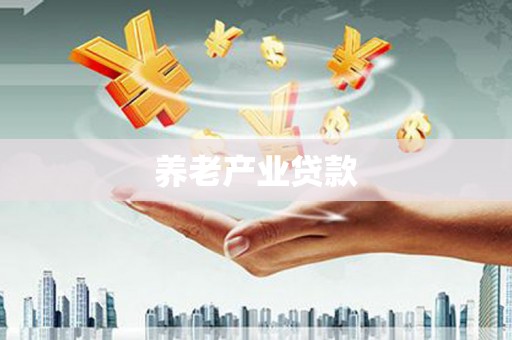 丹寨养老产业贷款