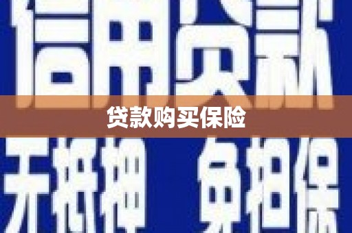 山上贷款购买保险